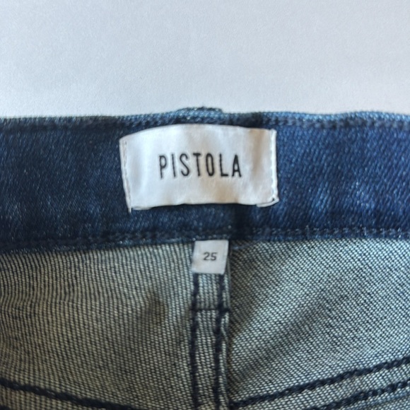 Pistola Woman’s Slit Front Hem Dark Blue Jeans - Picture 7 of 14